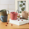 办公室咖啡杯高颜值简约喝水杯子陶瓷锥形马克杯 商品缩略图0