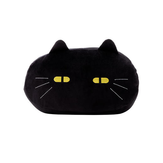 居家客厅卧室抱枕办公 舒柔质感抱枕 黑猫/灰猫 商品图0