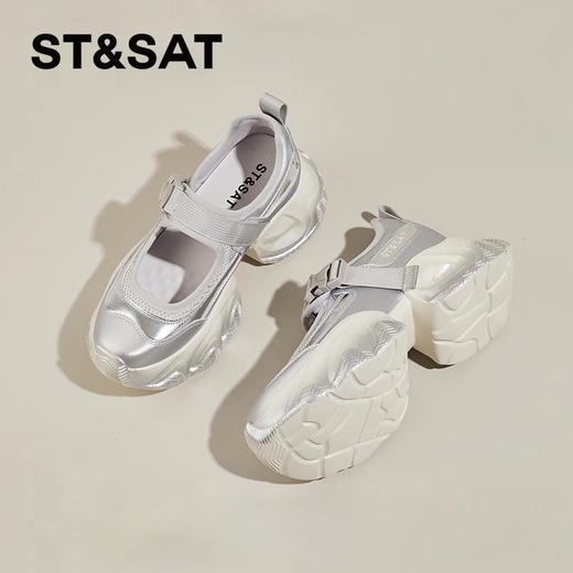 星期六休闲运动风厚底增高玛丽珍SSC1111632 商品图1