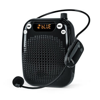 十度S611小蜜蜂扩音器 教师专用讲课扩音机 大音量户外喇叭 导游长续航防啸叫喊话器 无线麦克风 黑色 /数码 /影音娱乐 /音箱/音响 商品图0