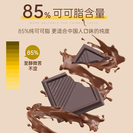 0蔗糖益生菌黑巧克力 商品图3