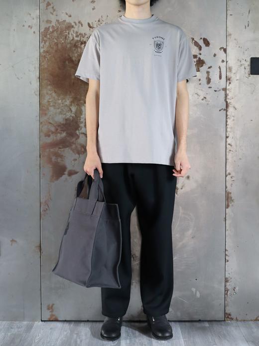 TYRONE-灰色校徽印花T恤 商品图0