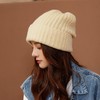 冷帽大头围粗毛线帽子女春百搭保暖宽松显脸小护耳针织帽堆堆帽潮 商品缩略图2