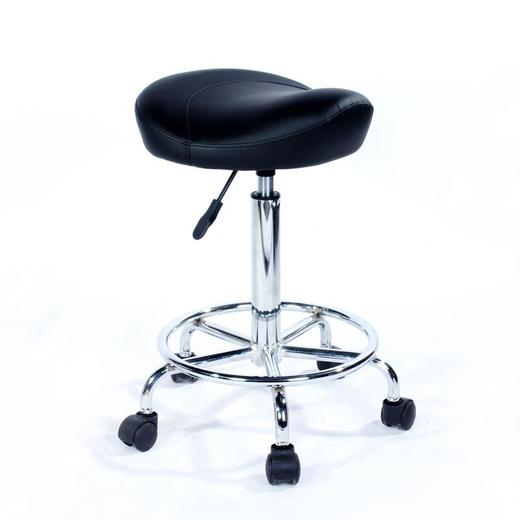 升级款厨房马鞍椅靠背升降转椅滑轮炒菜椅理发师凳子做饭收银用椅 商品图5