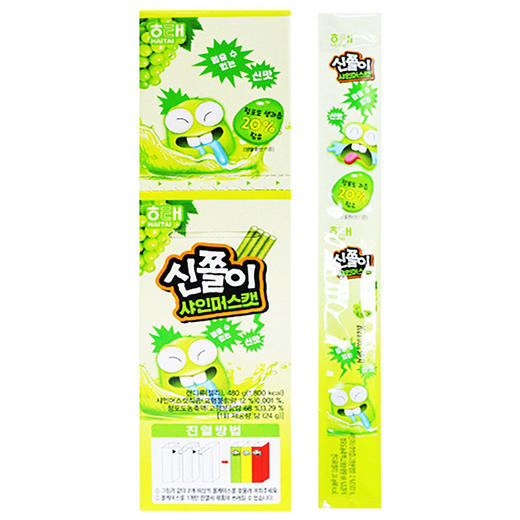 海太新耐嚼青葡萄24g해태 신쫄이 샤인머스캣 商品图0
