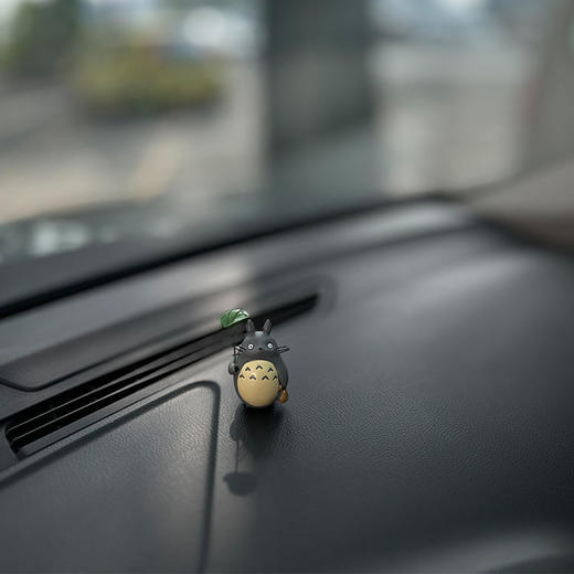 宫崎骏吉喳龙猫汽车窗边中控台摆件车载装饰品可爱治愈系车内手办 商品图5