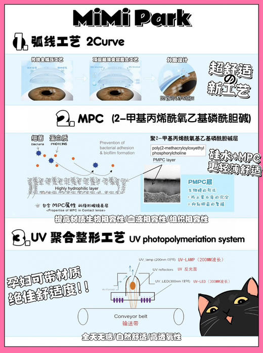 mimipark日抛2024战瞳为美貌加分！打造贴合亚裔少女的原创日抛；开学活动68/盒；118/2盒；188/4盒 包邮 商品图2