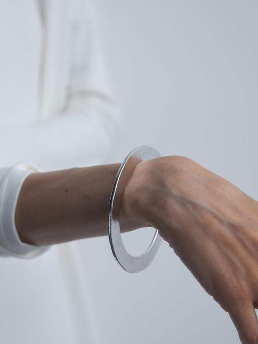 ABOAB｜WHOLE Bangle [ 手镯  银 ]【SCULPTING】 商品图2