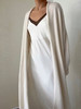 Puree｜#1983 Longline cardigan 羊绒睡袍式系带长开衫 [ 白 / 绿 / 深灰 / 棕 ] 商品缩略图0