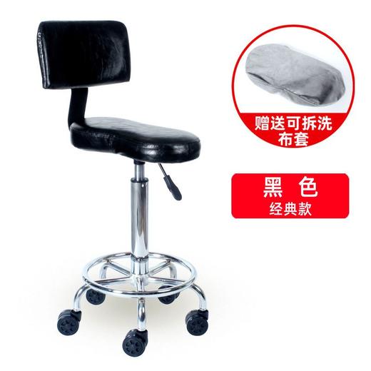 厨房炒菜椅骑坐升降简约椅子理发店大工椅成人椅滑轮椅靠背吧台椅 商品图4