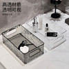 桌面收纳盒亚克力透明化妆品收纳千鸟格学生梳妆台整理杂物置物架 商品缩略图2