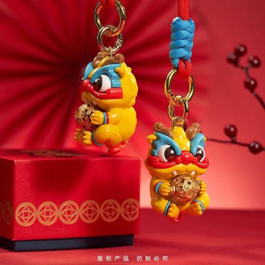 龙年生肖赚钱龙足时来钥匙扣挂件开门红礼品 商品图0