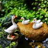 树脂小白鸭盆景水池假山阳台盆栽鸭子摆件微景观苔藓摆设花盆动物 商品缩略图8