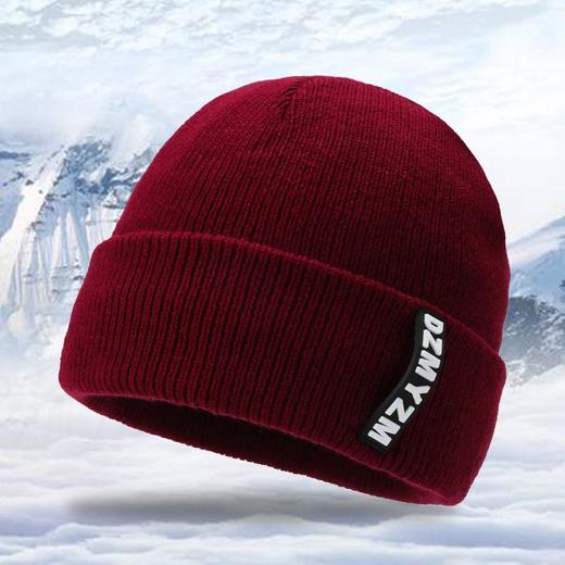 冬天加绒保暖情侣针织帽围脖两件套男女时尚防寒护耳套头帽子 商品图3