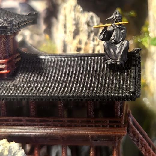 江湖故人古代侠客小摆件树脂微缩人物模型假山微景观盆景摆设小人 商品图5