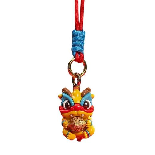 龙年生肖赚钱龙足时来钥匙扣挂件开门红礼品 商品图3