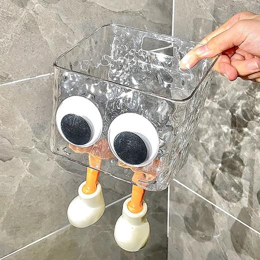 【48小时发货】洗脸巾收纳盒壁挂沥水浴室多功能卫生间擦脸巾二合一整理家居 商品图8