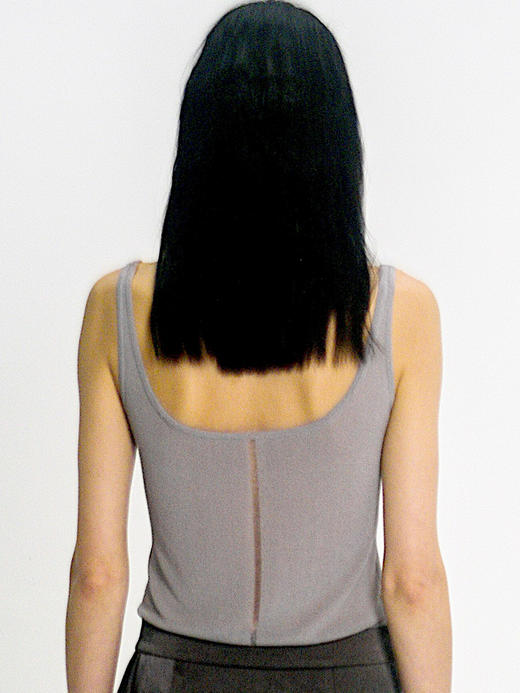 TU｜C04SS24-KW02 针织背心 [ 黑 / 白 / 灰 ] 商品图5