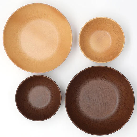 餐厅厨房餐具碗 木纹 两面拨水加工 12cm碗 木纹 商品图4