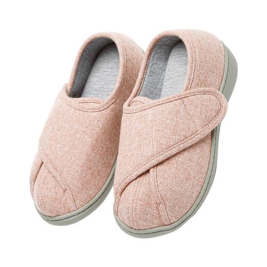 [脚肿浮肿可调节拖鞋] 魔术贴老人专用鞋四季保暖棉拖鞋男春夏家居棉麻包跟透气月子鞋女 商品图6