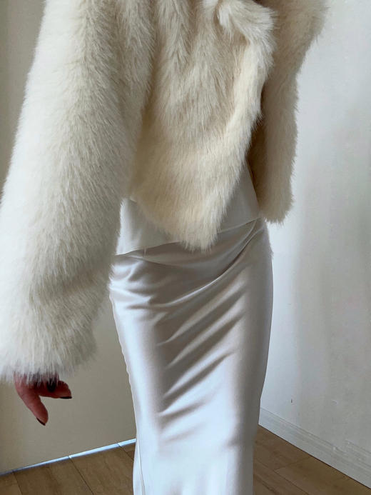 SIJIA｜白色短皮草 [ AW2354 ] 商品图1