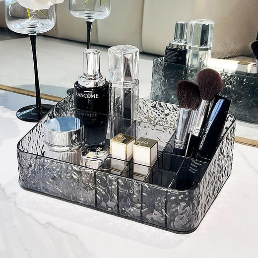 桌面收纳盒亚克力化妆品透明筐梳妆台护肤品口红整理抽屉式小盒子 商品图6
