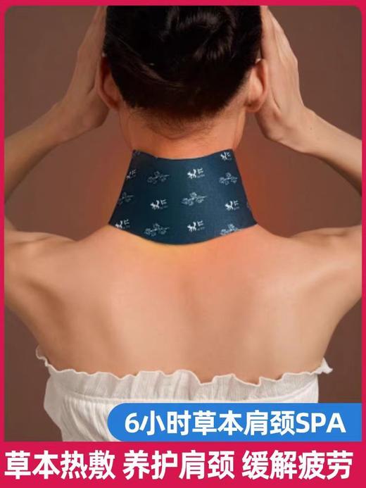 暖颈贴艾草温灸蒸汽热敷发热舒缓颈椎专用护肩护颈艾灸贴护颈神器 商品图0