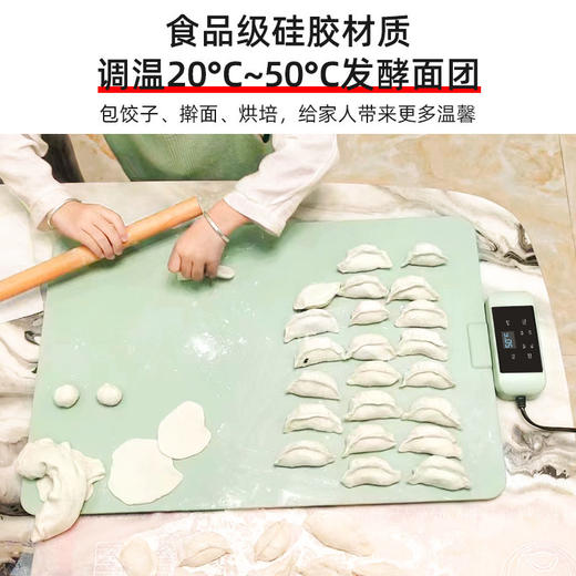 饭菜保温板保温揉面发酵家用多功能加热菜板恒温柔性可卷折叠餐桌 商品图0