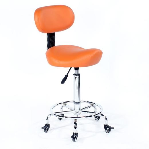 升级款厨房马鞍椅靠背升降转椅滑轮炒菜椅理发师凳子做饭收银用椅 商品图8