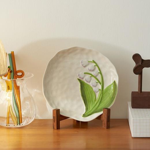 法式浮雕盘子立体餐盘雕花陶瓷ins高颜值拍照道具仪式感网红美食 商品图5