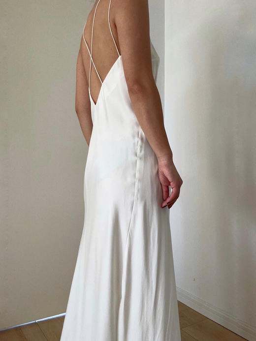 LCM｜Midnight Tulip Dress [ 细带真丝长裙 ] 【定制尺码加收10%定制费】 商品图2