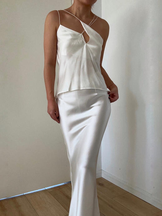 LCM｜Midnight Romance Silk Camisole [ 真丝吊带上衣 黑/白/粉 ] 【定制尺码加收10%定制费】 商品图1