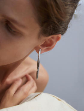 ABOAB｜ROLL Earrings [耳环 金 / 银 ]【SCULPTING】