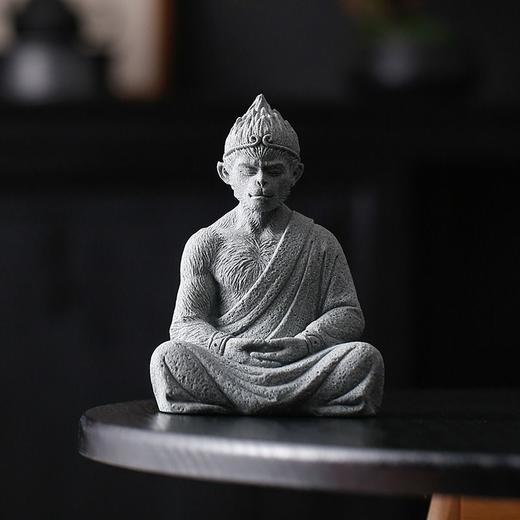 齐天大圣孙悟空造景装饰假山鱼缸水族草缸布景摆件鱼缸客厅家用 商品图2