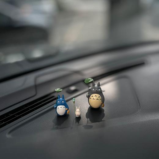 宫崎骏吉喳龙猫汽车窗边中控台摆件车载装饰品可爱治愈系车内手办 商品图1