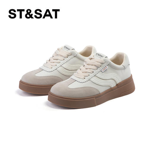 星期六复古德训厚底运动阿甘鞋SSC1112458 商品图10