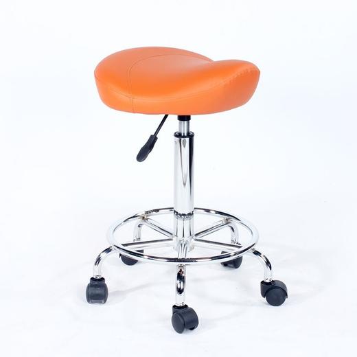 升级款厨房马鞍椅靠背升降转椅滑轮炒菜椅理发师凳子做饭收银用椅 商品图7