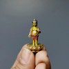 药师佛财神纯铜彩绘假山微距摄影配饰小摆件迷你佛像小观音菩萨像 商品缩略图5