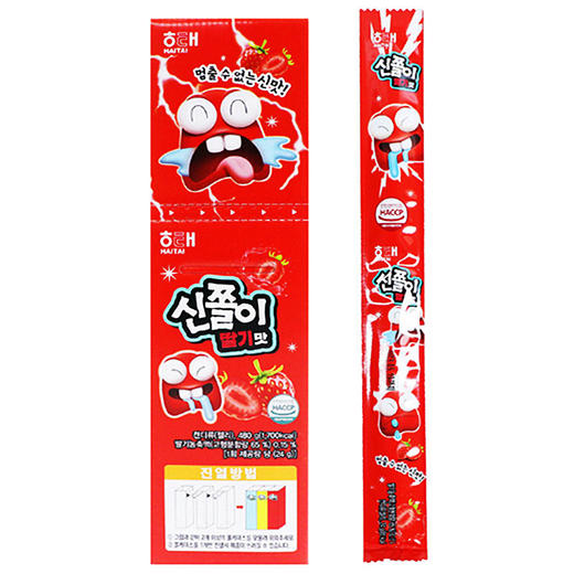 海太新耐嚼草莓味24g해태 신쫄이 딸기맛 商品图0