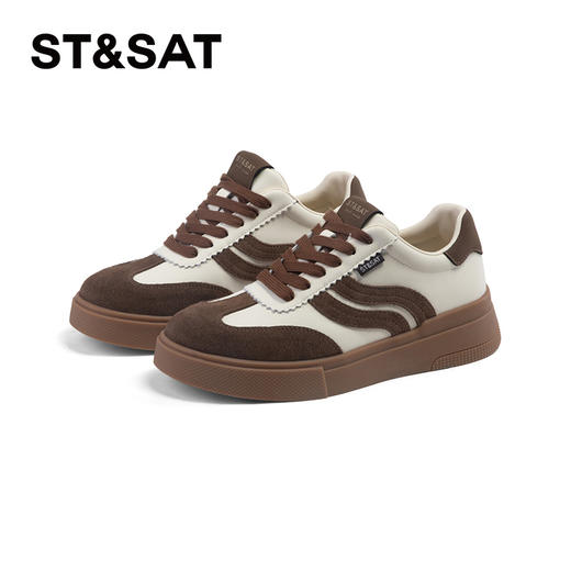 星期六复古德训厚底运动阿甘鞋SSC1112458 商品图9