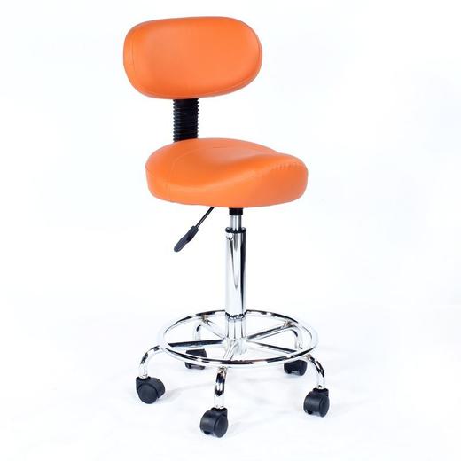 升级款厨房马鞍椅靠背升降转椅滑轮炒菜椅理发师凳子做饭收银用椅 商品图9