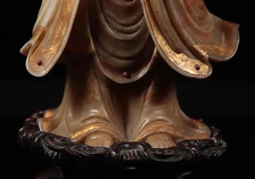 寿山將軍洞芙蓉石观音立像， 顺丰包邮 商品图9