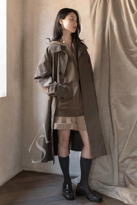 MHL 男士橄榄色连帽训练夹克