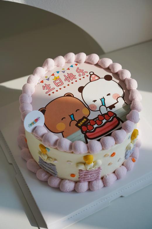 手绘奶油蛋糕 - 鲜果原味奶油 - 一二布布 商品图0