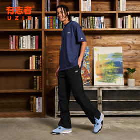 有志者UZIS美式篮球运动长裤潮流休闲夏季宽松透气梭织直筒裤【契机】