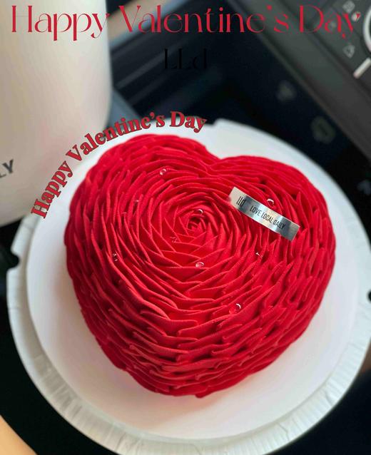 INS复古 一见倾心（有红色和紫色） · 奶油霜蛋糕 商品图2