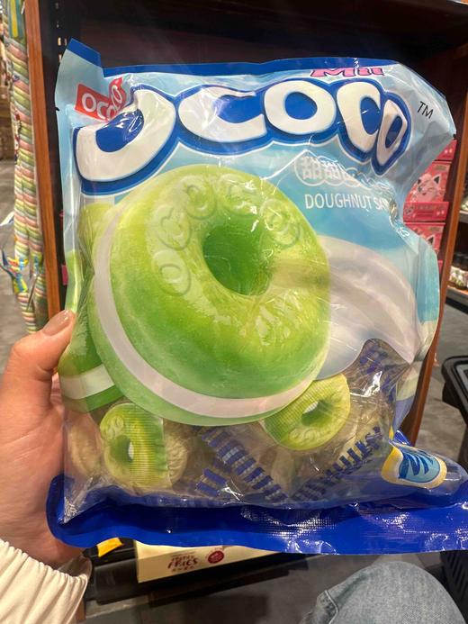 ococo甜甜圈夹心饼干牛奶味208g 商品图0
