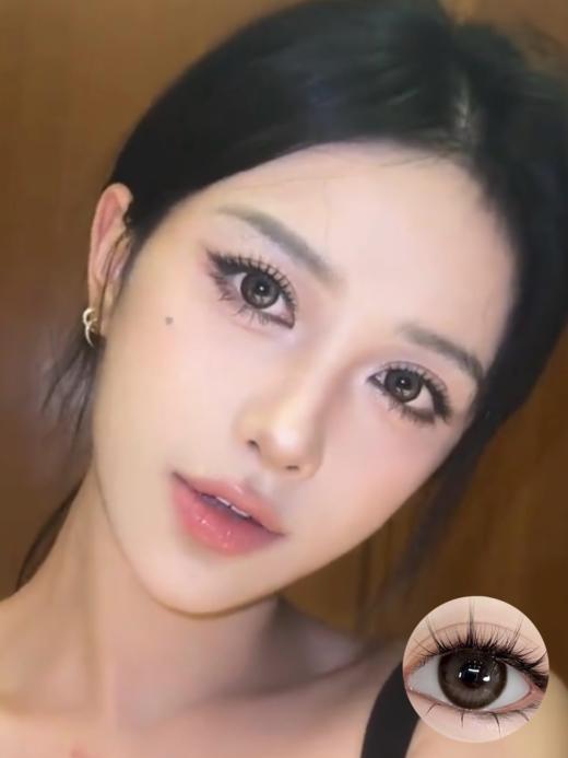 【平价半年抛】 少女海棠onlycon  大直径14.5 着色13.9 (同品牌多副更划算选款完整色板在详情页) 江苏发货 0-800度 |  基弧8.9 含水38.5％ 商品图0