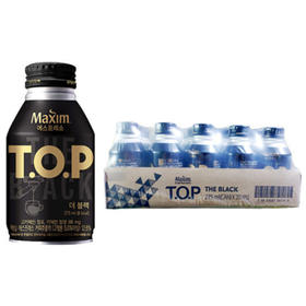 麦馨TOP黑咖啡(275mlx24)맥심 티오피 더 블랙