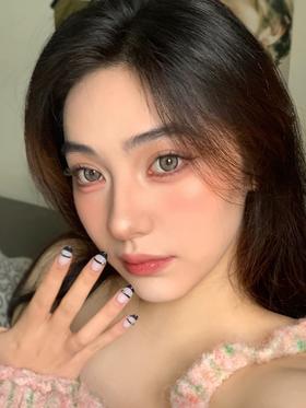 papadox 半年抛  白金镭射 直径14.5mm着色13.9mm